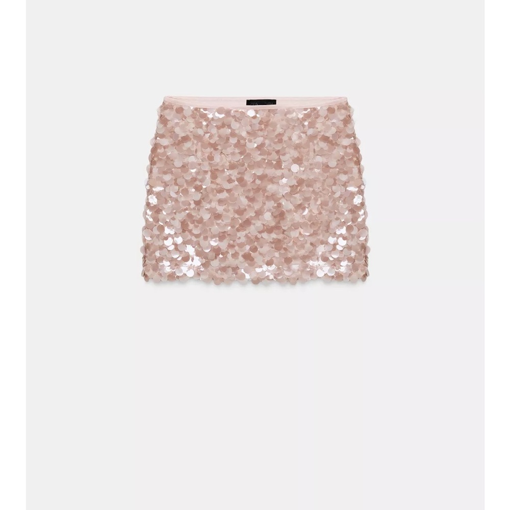 NWT Zara Sequin Mini Skirt